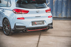Splitters laterales traseros V.6 + Flaps Hyundai I30 N Mk3 Hatchback