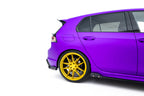 Splitters laterales traseros V.6 + Flaps Volkswagen Golf R Hatchback Mk8 Facelift