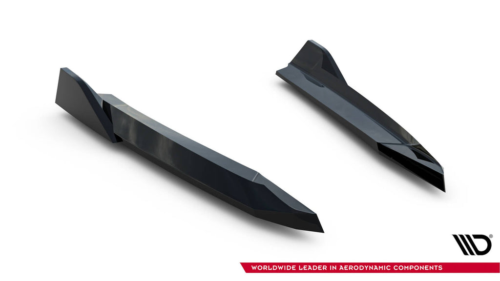 Splitters laterales traseros V.6 Skoda Octavia RS Liftback / Familiar Mk4 / Mk4 Facelift