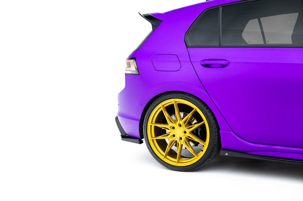 Rear Side Splitters V.6 Volkswagen Golf R Hatchback Mk8 Facelift