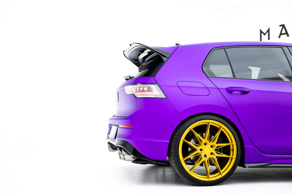 Splitters laterales traseros V.8 Volkswagen Golf R Hatchback Mk8 / Mk8 Facelift