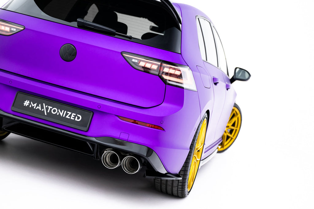 Splitters laterales traseros V.8 Volkswagen Golf R Hatchback Mk8 / Mk8 Facelift