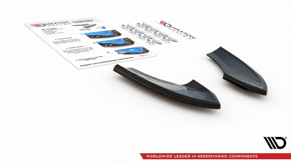 Splitters laterales traseros VW Golf 7 GTI TCR