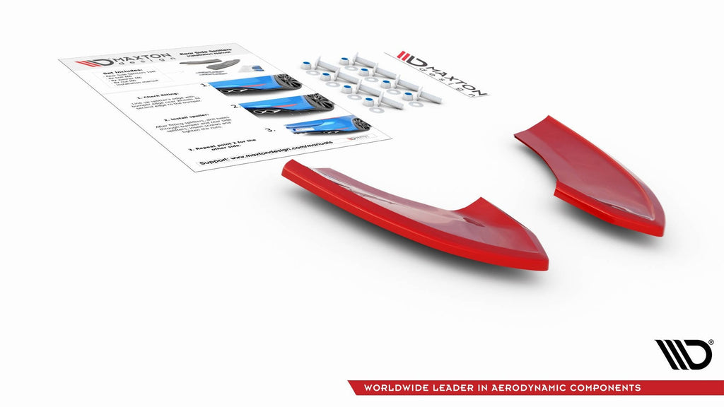 Splitters laterales traseros VW Golf 7 GTI TCR