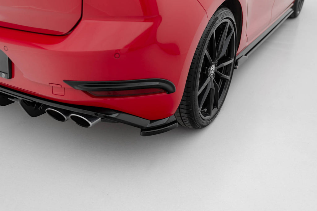 Splitters laterales traseros Volkswagen Golf Hatchback R / R-Line Mk7 Facelift