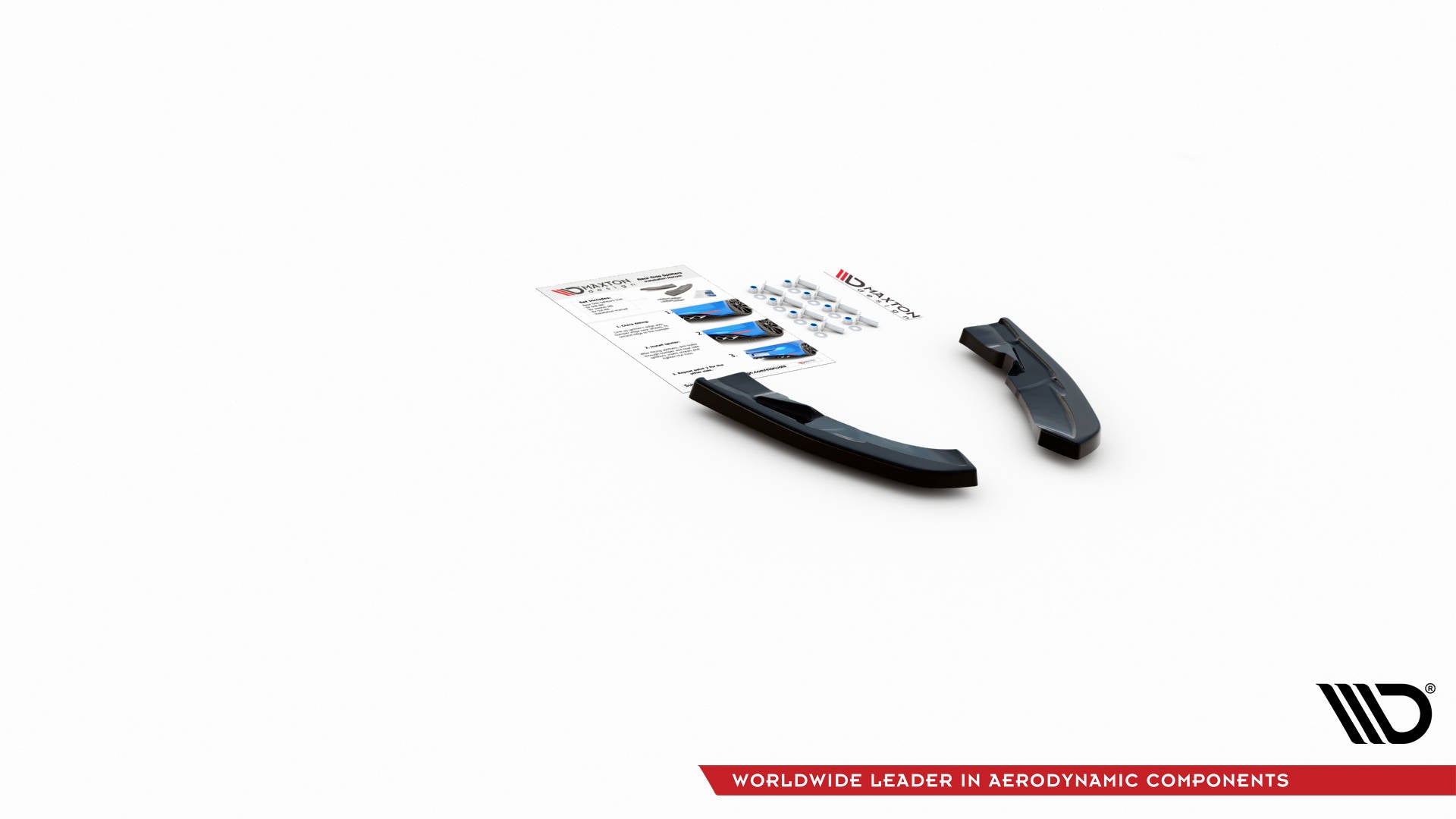 Splitters laterales traseros Volkswagen Tiguan R Mk2 Facelift