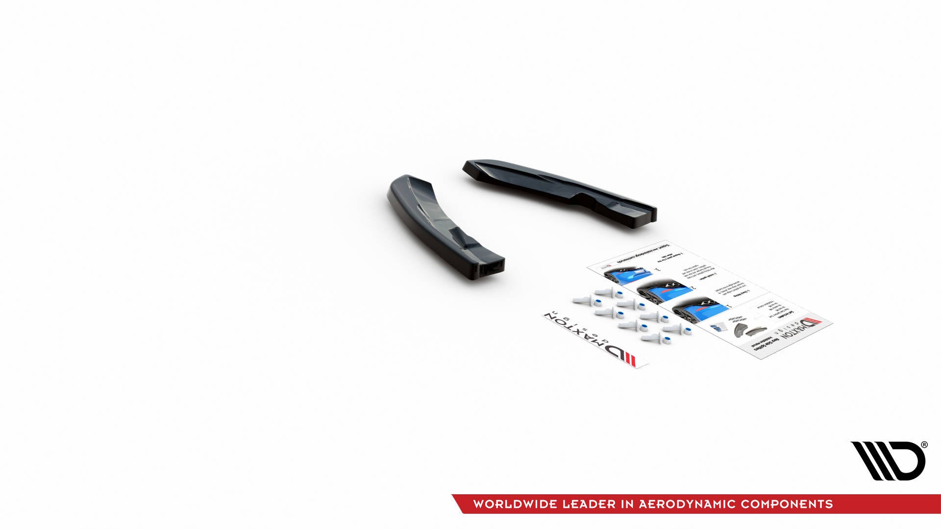 Splitters laterales traseros Volkswagen Tiguan R Mk2 Facelift