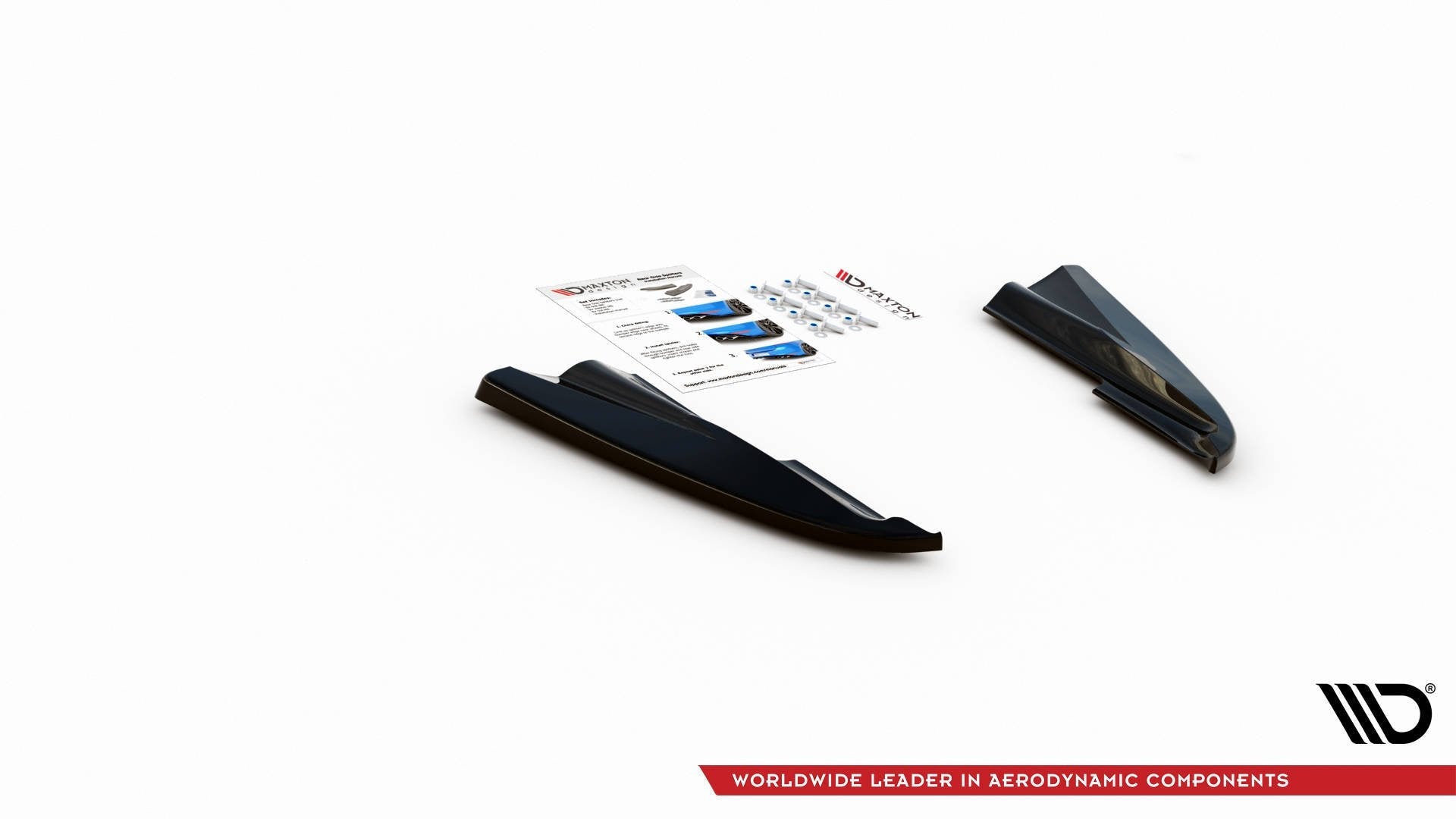Splitters laterales traseros Volvo S60 R-Design Mk2 Facelift
