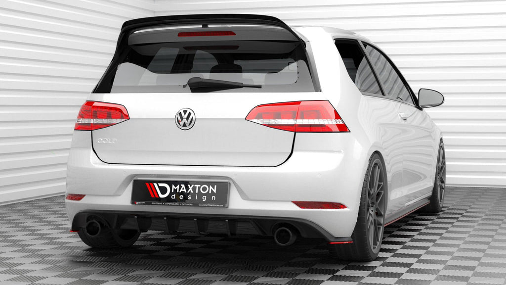 Splitters laterales traseros Volkswagen Golf Mk7 Facelift V2