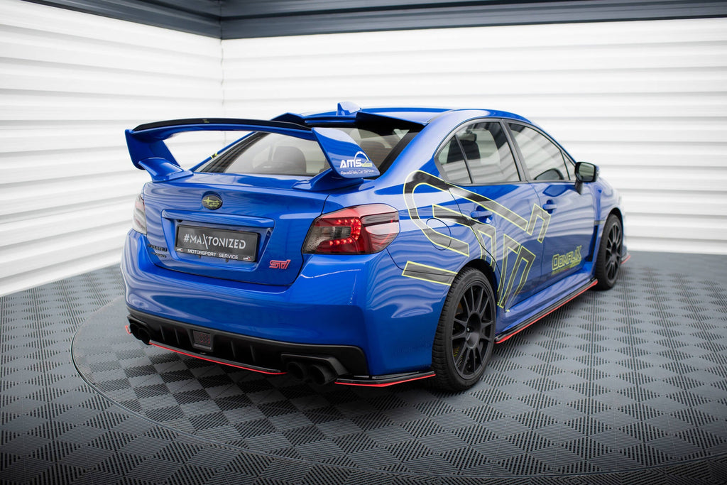 Splitters laterales traseros V.2 Subaru WRX STI Mk1 / Mk1 Facelift 2014-2021
