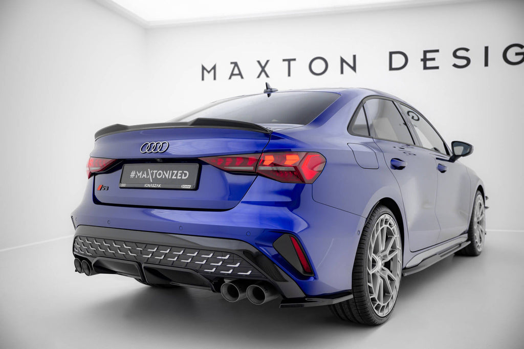 Extensión de alerón 3D Audi A3 S-Line Berlina / Sedán / S3 Berlina / Sedán 8Y Facelift