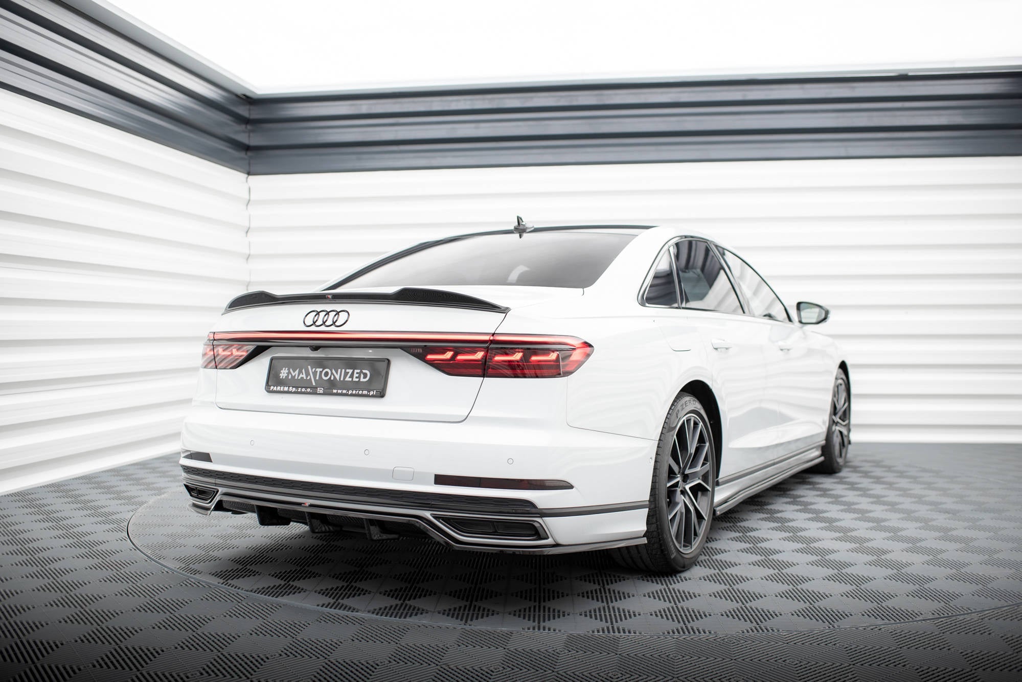 Extensión de alerón 3D Audi A8 / A8 S-Line / S8 D5