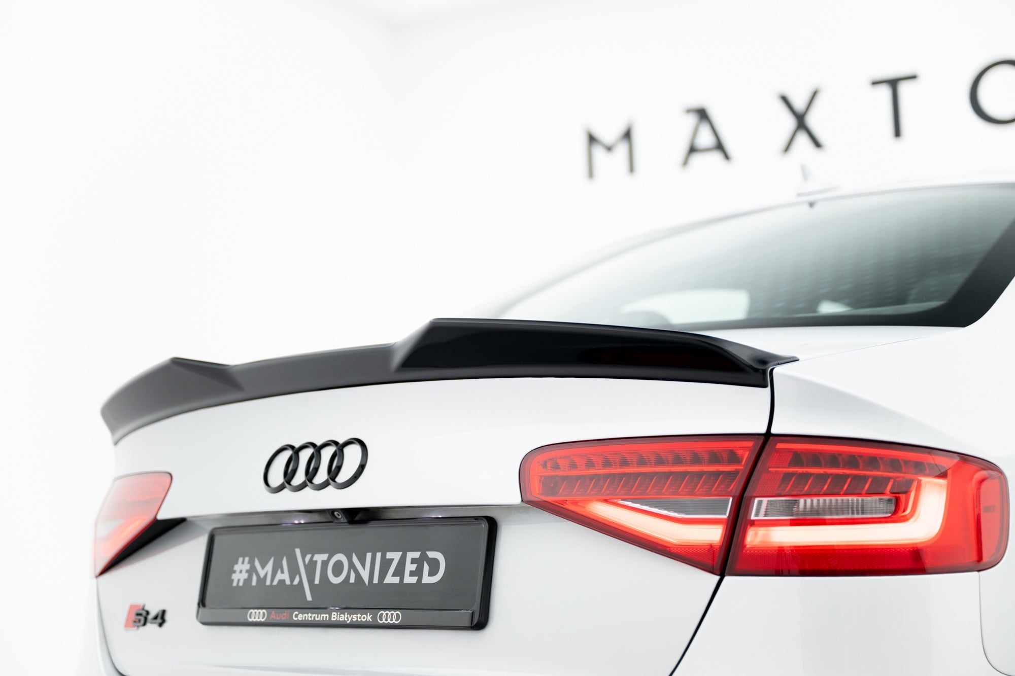 Extensión de alerón 3D Audi S4 Berlina / Sedán B8 Facelift