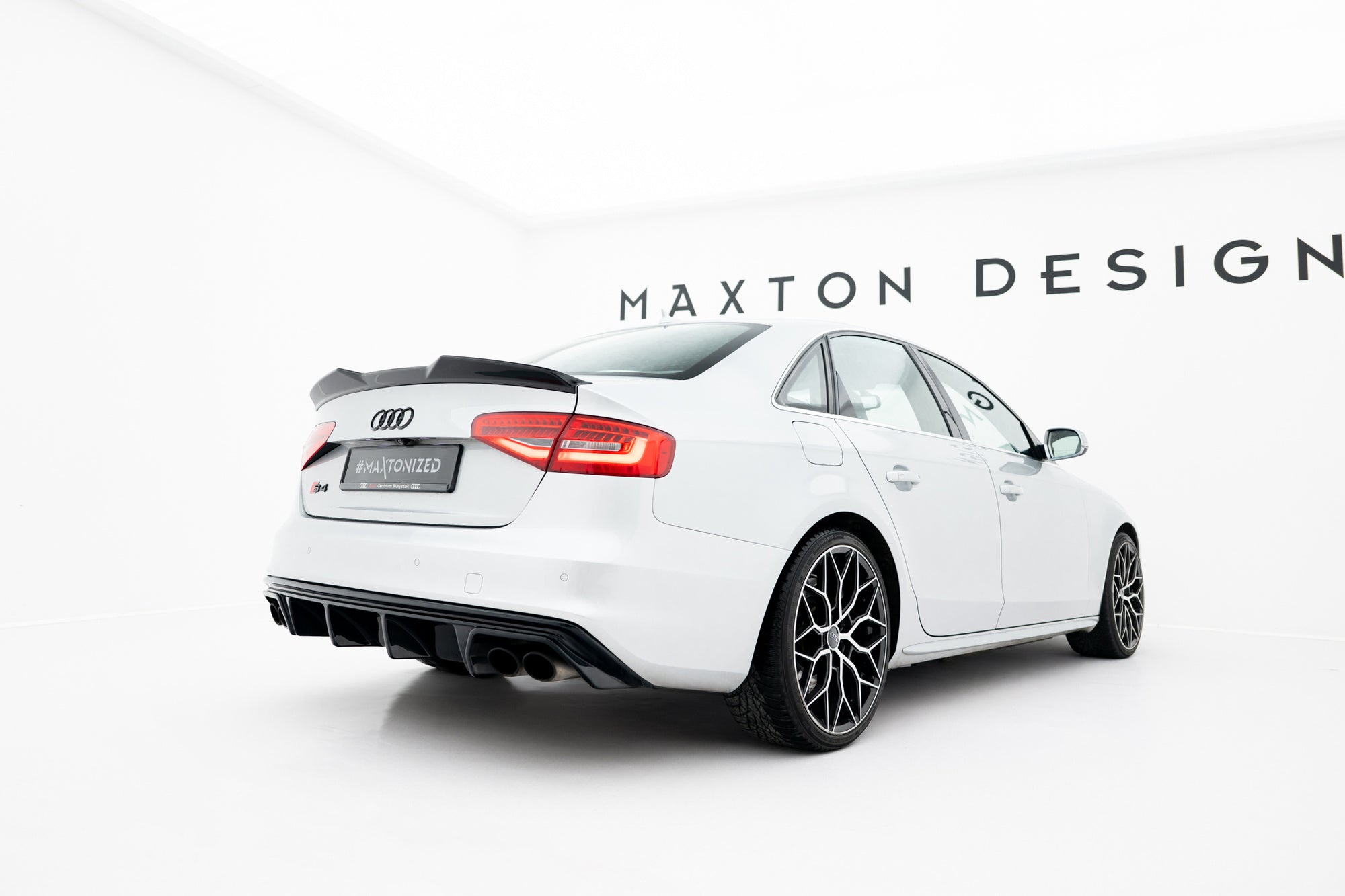 Extensión de alerón 3D Audi S4 Berlina / Sedán B8 Facelift