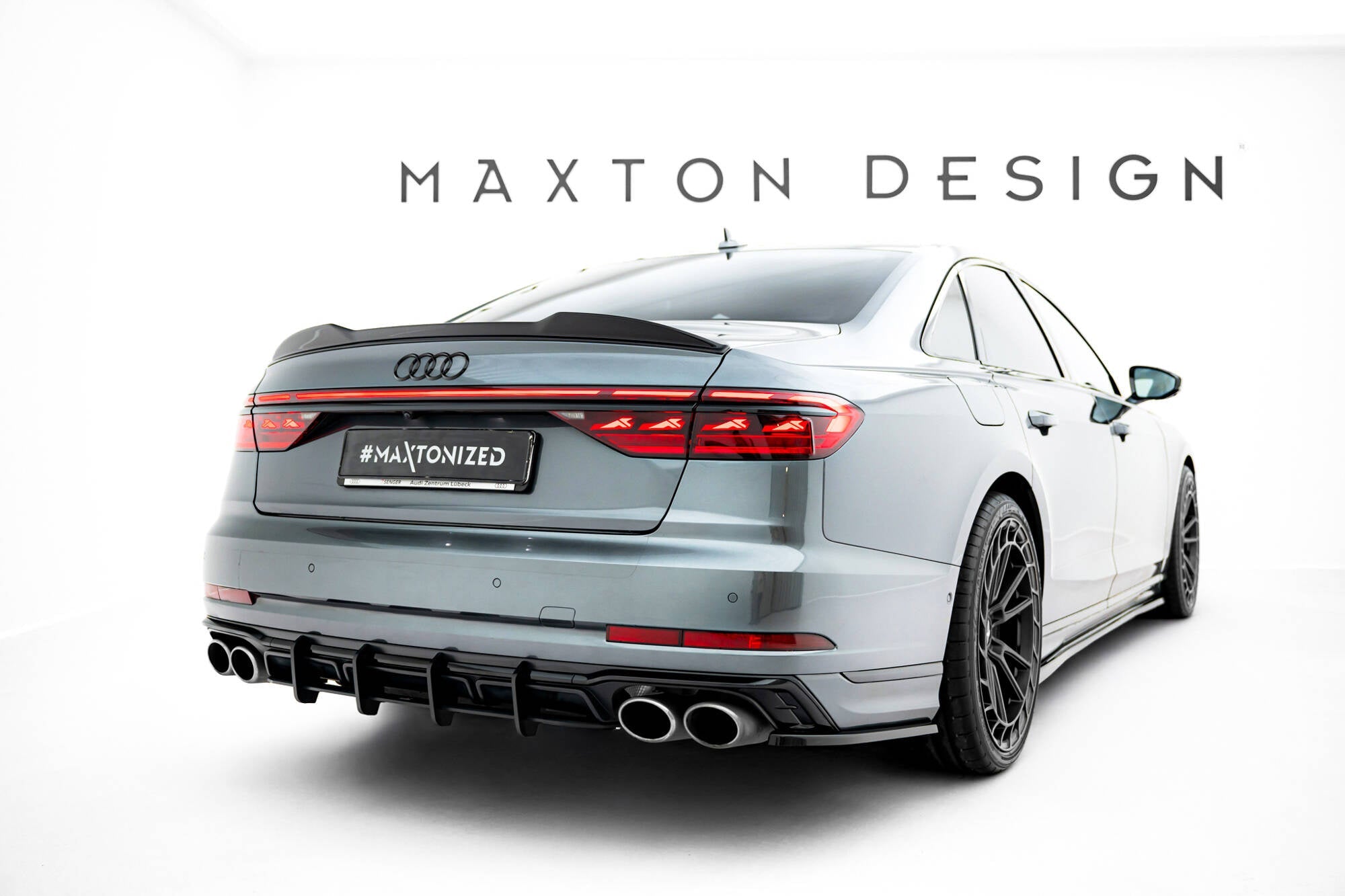 Extensión de alerón 3D Audi S8 / A8 S-Line D5 Facelift