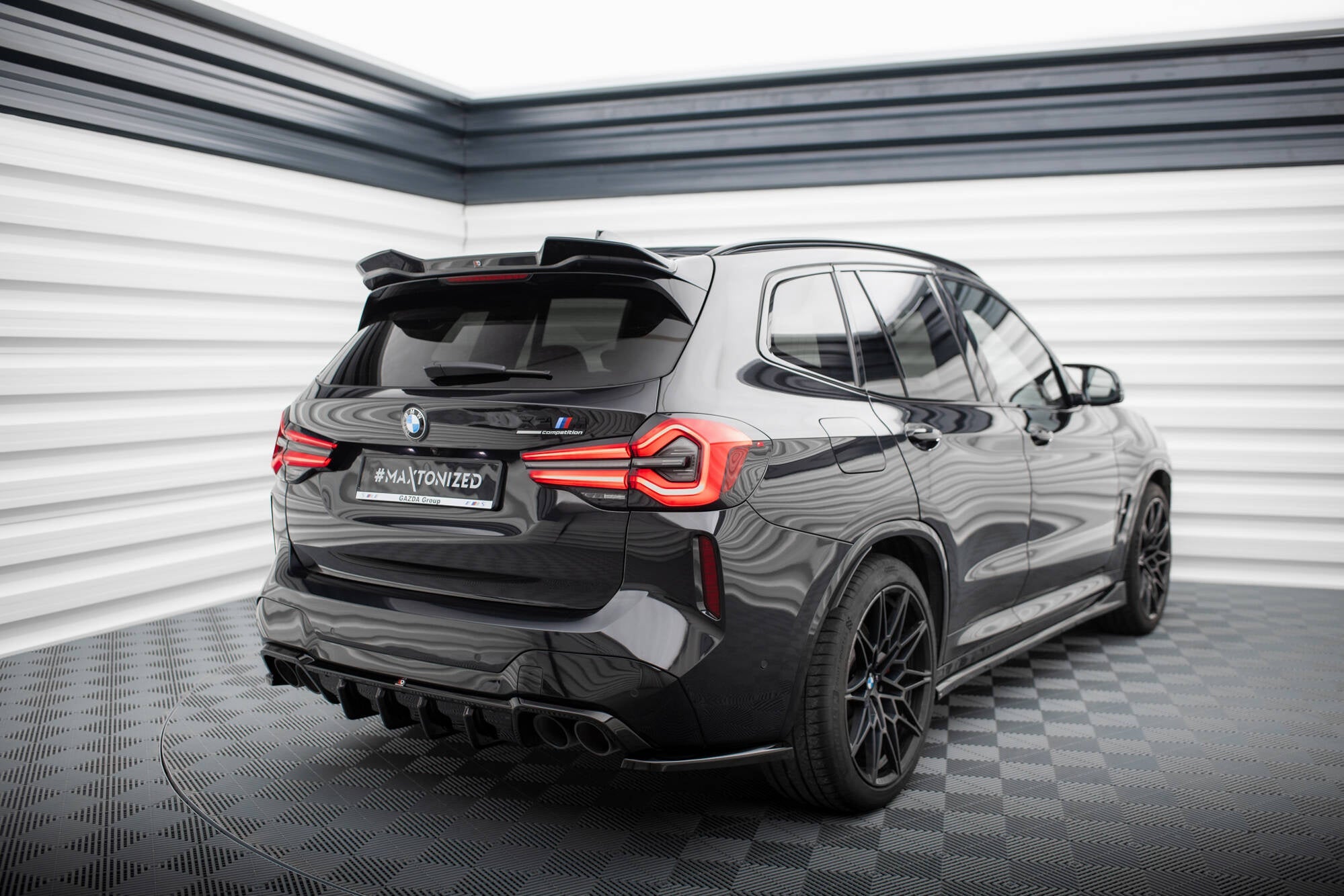 Extensión de alerón 3D BMW X3 M F97 / F97 Facelift