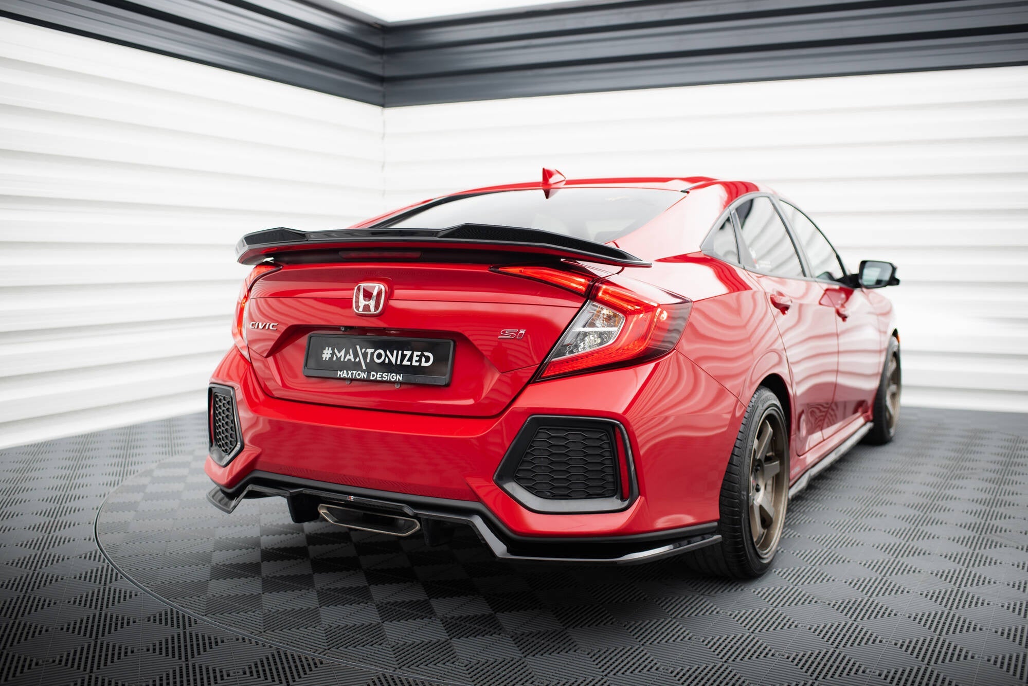 Extensión de alerón 3D Honda Civic SI Mk10