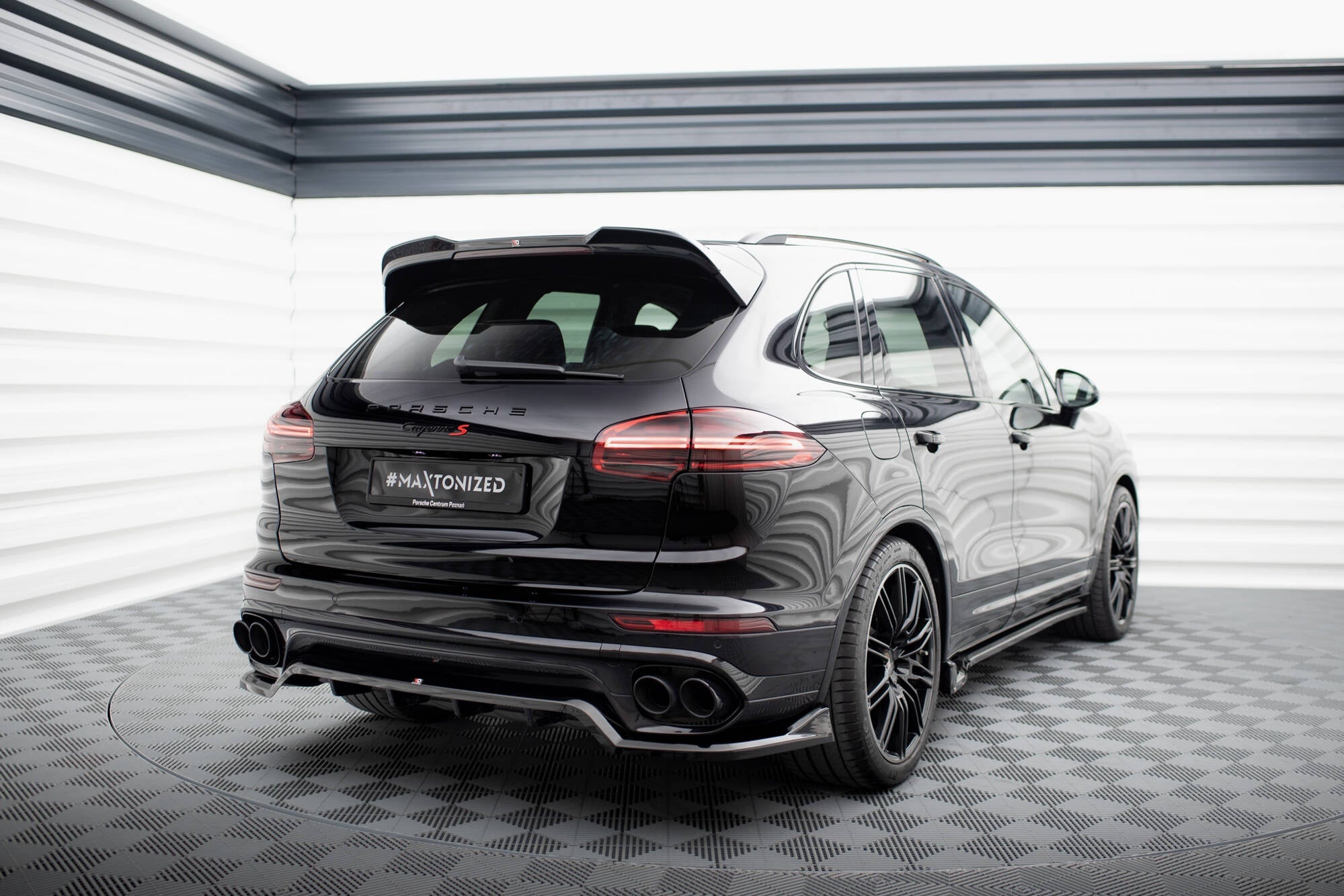 Extensión de alerón 3D Porsche Cayenne Mk2 Facelift