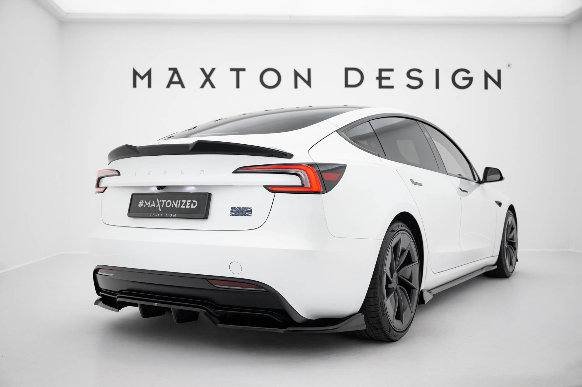 Extensión de alerón 3D Tesla Model 3 Performance Mk1 Facelift