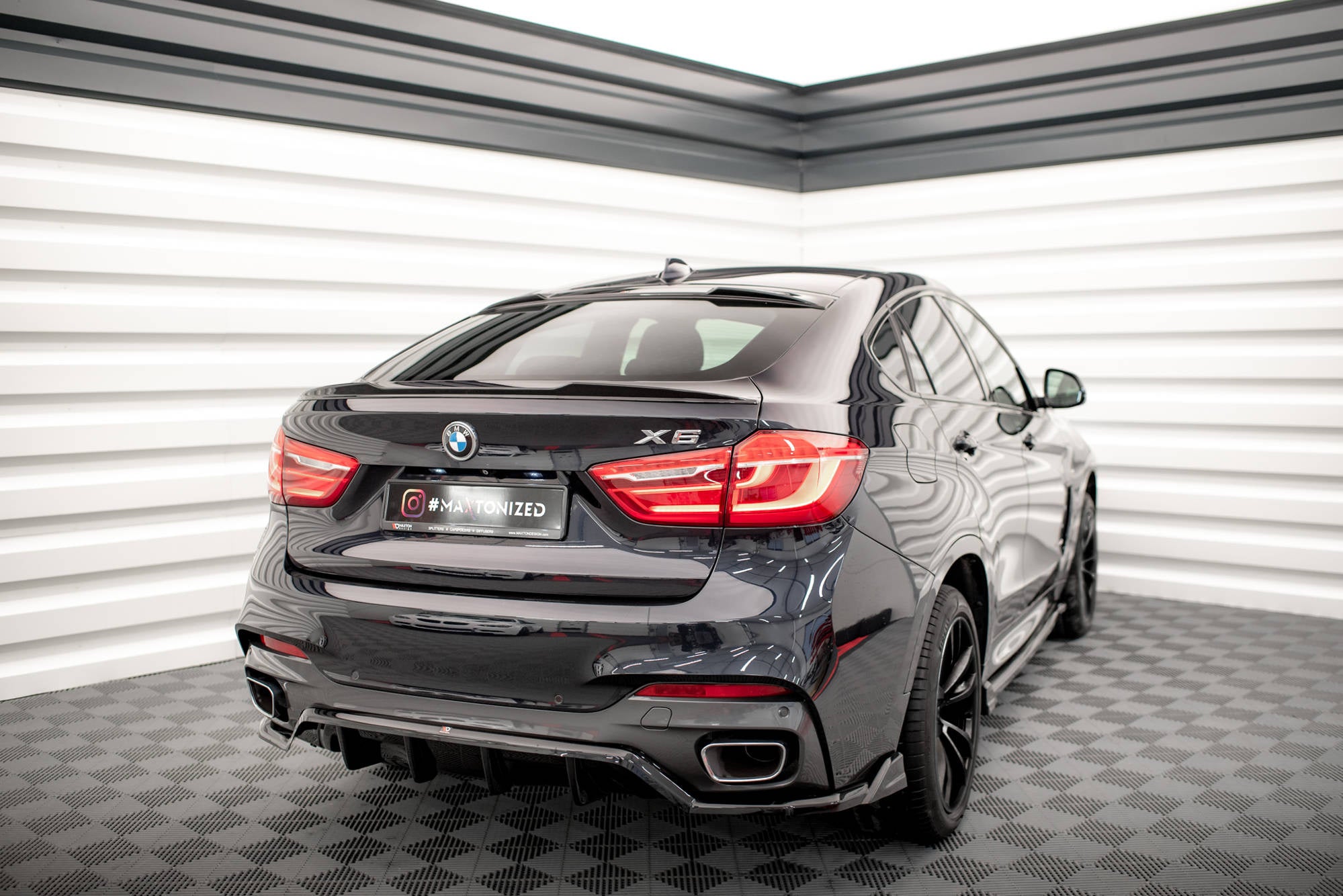 Extensión de alerón 3D V.1 BMW X6 F16 M-Pack / X6 M F86