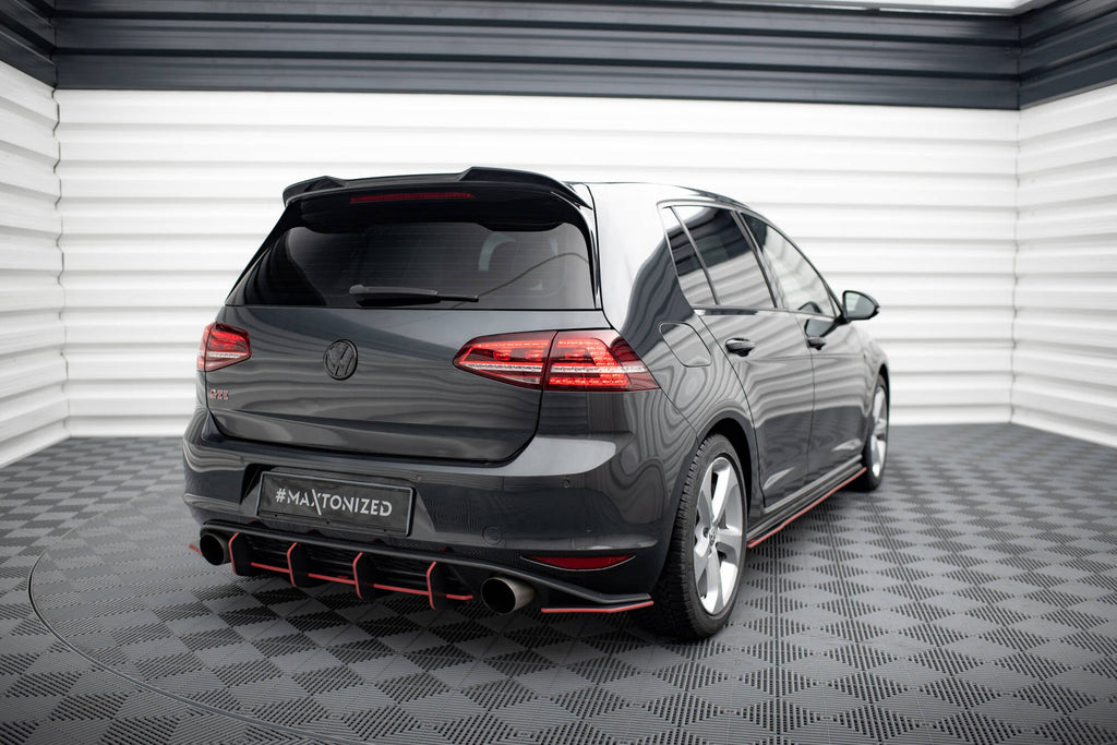 Extensión de alerón 3D Volkswagen Golf Mk7 / Mk7 Facelift R / R-Line / GTI / GTD