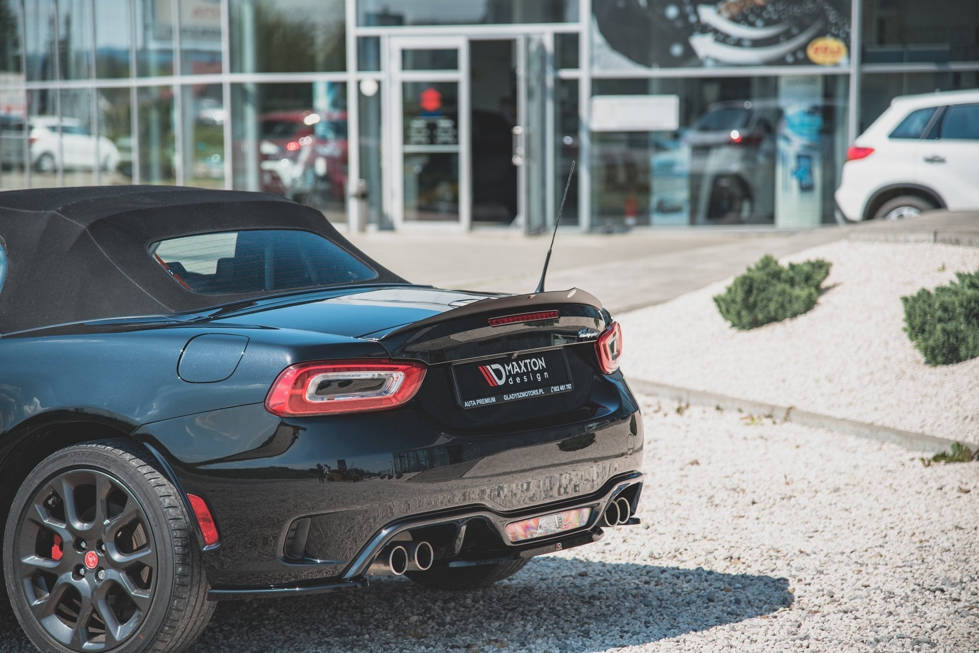 Extensión de alerón Abarth 124 Spider