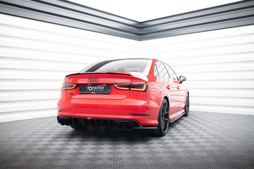 Extensión de alerón Audi A3 / A3 S-Line / S3 / RS3 Berlina / Sedán 8V