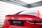 Extensión de alerón Audi A3 / A3 S-Line / S3 / RS3 Berlina / Sedán 8V