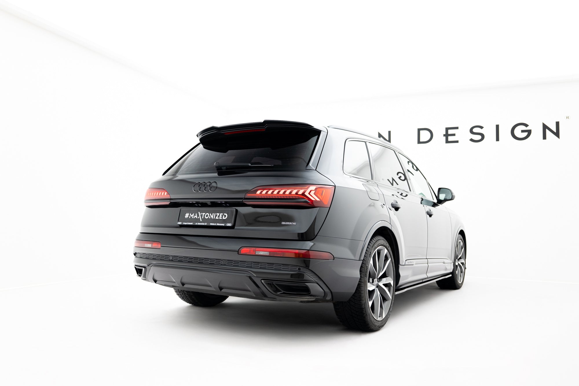 Extensión de alerón Audi Q7 S-Line / SQ7 Mk2 Facelift 2
