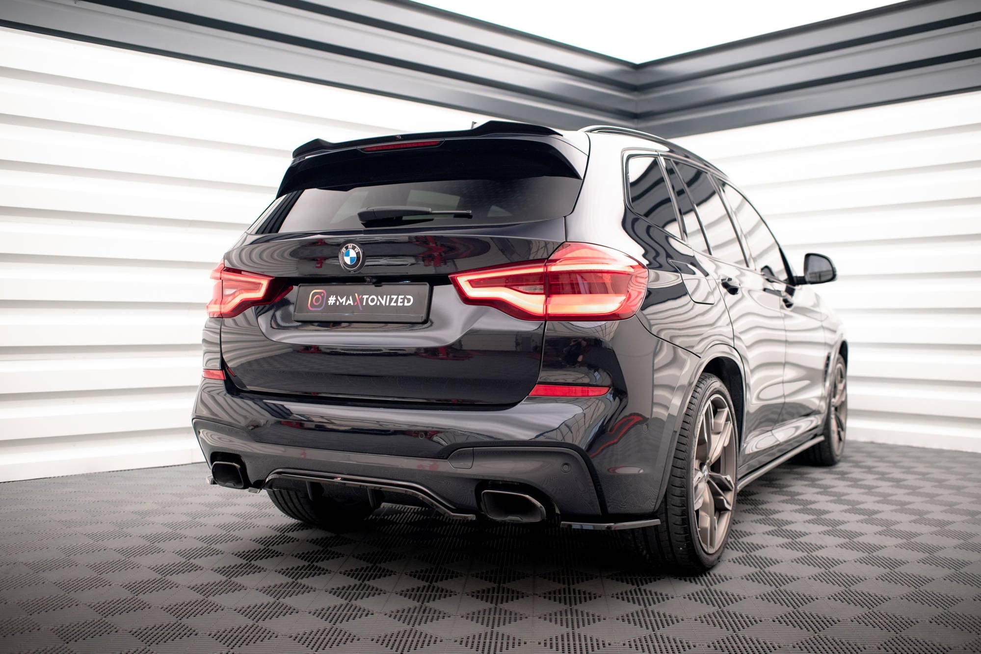 Extensión de alerón BMW X3 M40d / M40i / M-Pack G01 / iX3 G08 Facelift