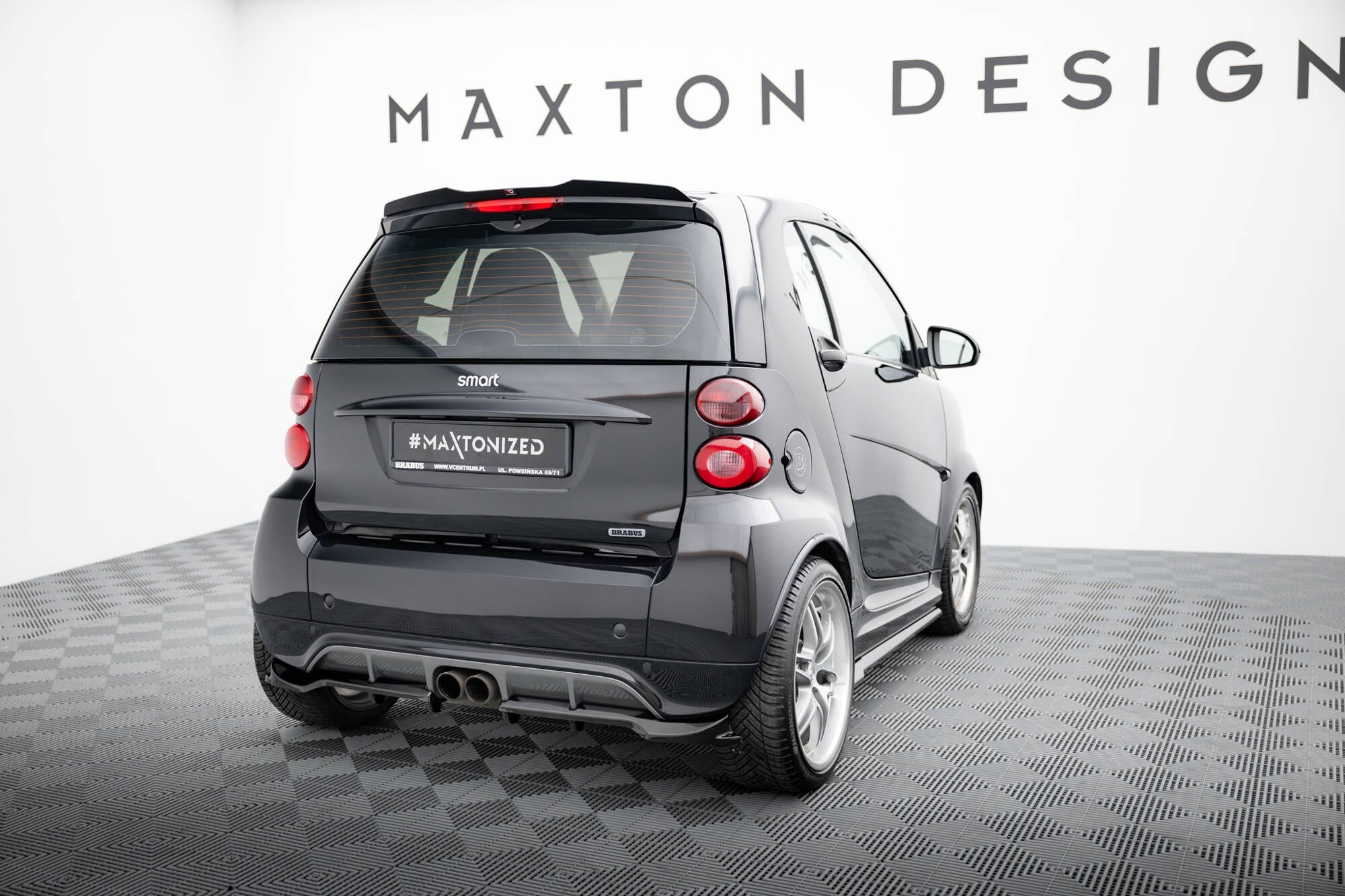 Extensión de alerón Brabus Smart Fortwo C451 Facelift