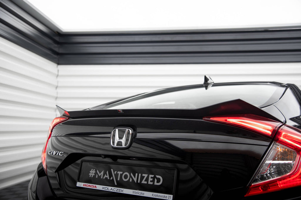 Extensión de alerón Honda Civic Berlina / Sedán Mk10 / Mk10 Facelift