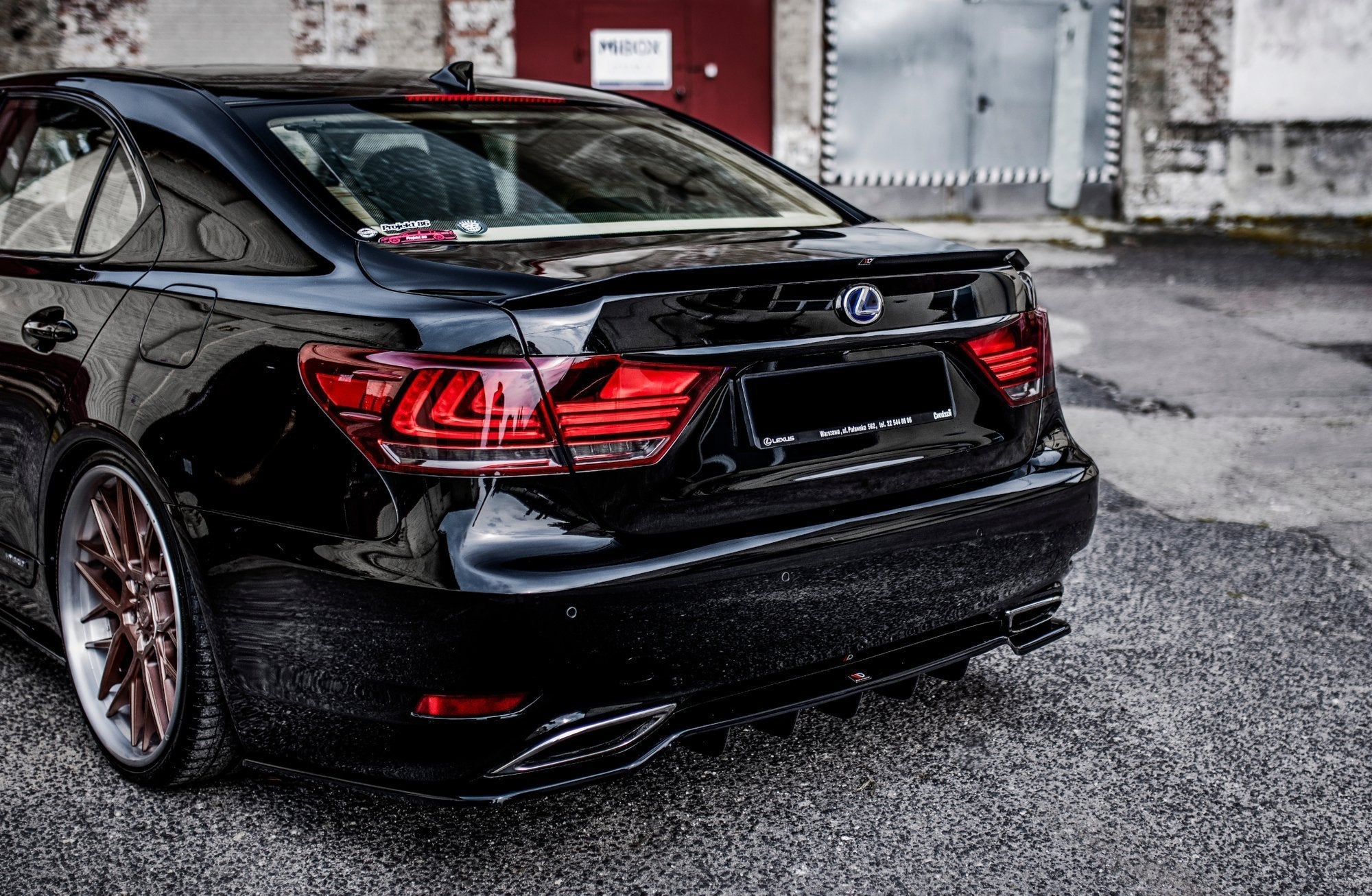 Extensión de alerón Lexus LS Mk4 Facelift