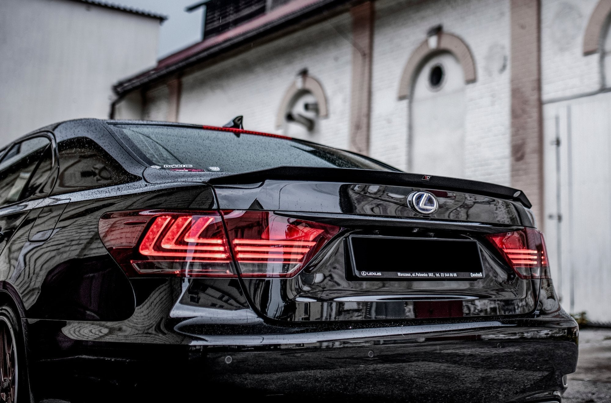 Extensión de alerón Lexus LS Mk4 Facelift
