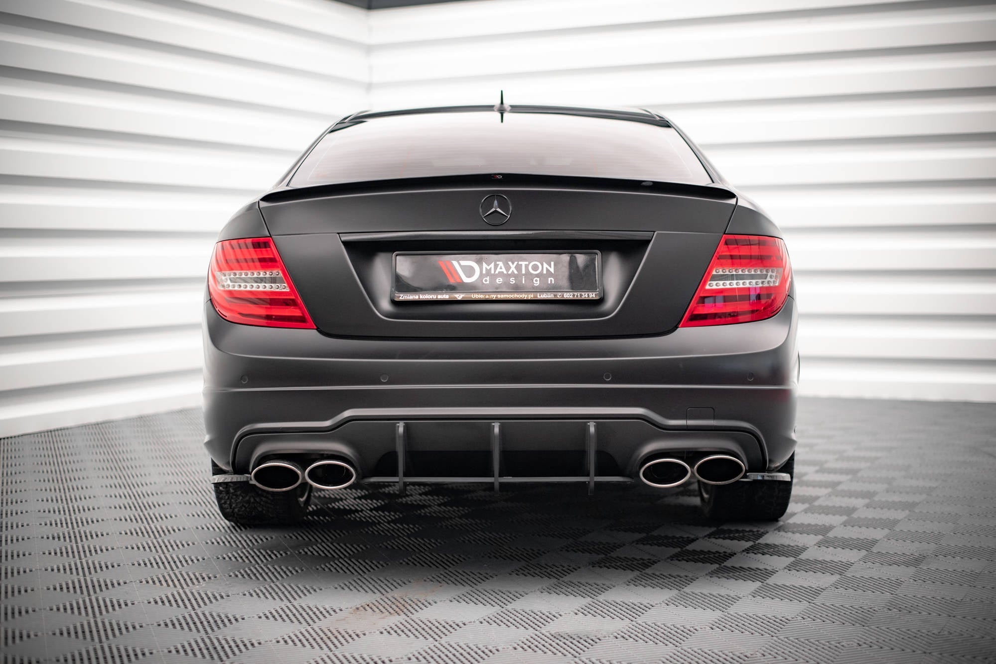 Extensión de alerón Mercedes-Benz Clase C Coupé Standard / AMG-Line C204