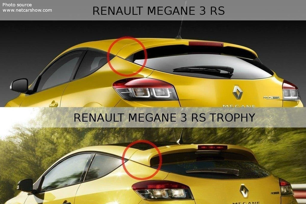 Extensión de alerón Renault Megane RS Trophy / RS Cup Mk3