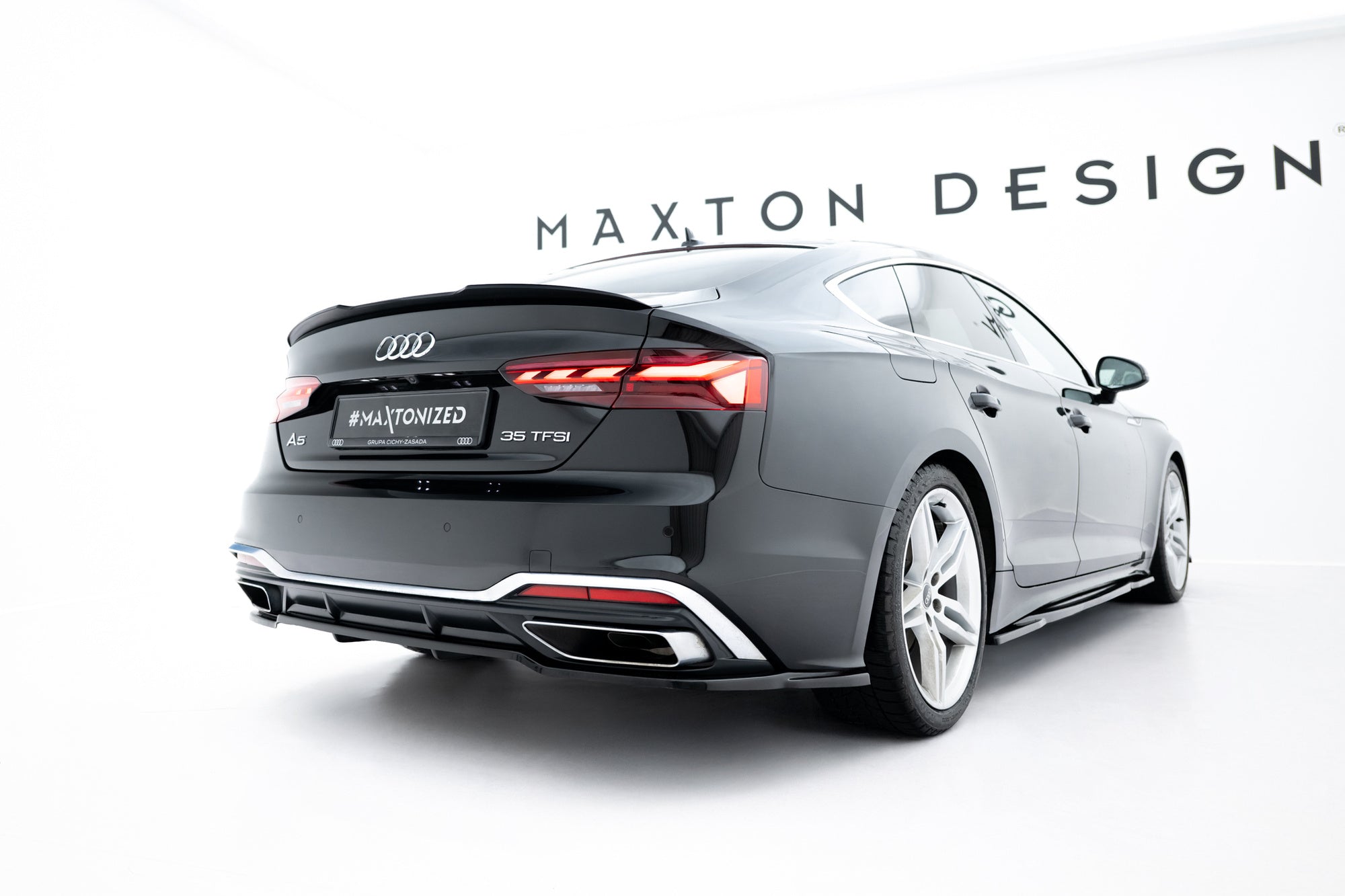 Extensión de alerón V.1 Audi A5 F5 Sportback