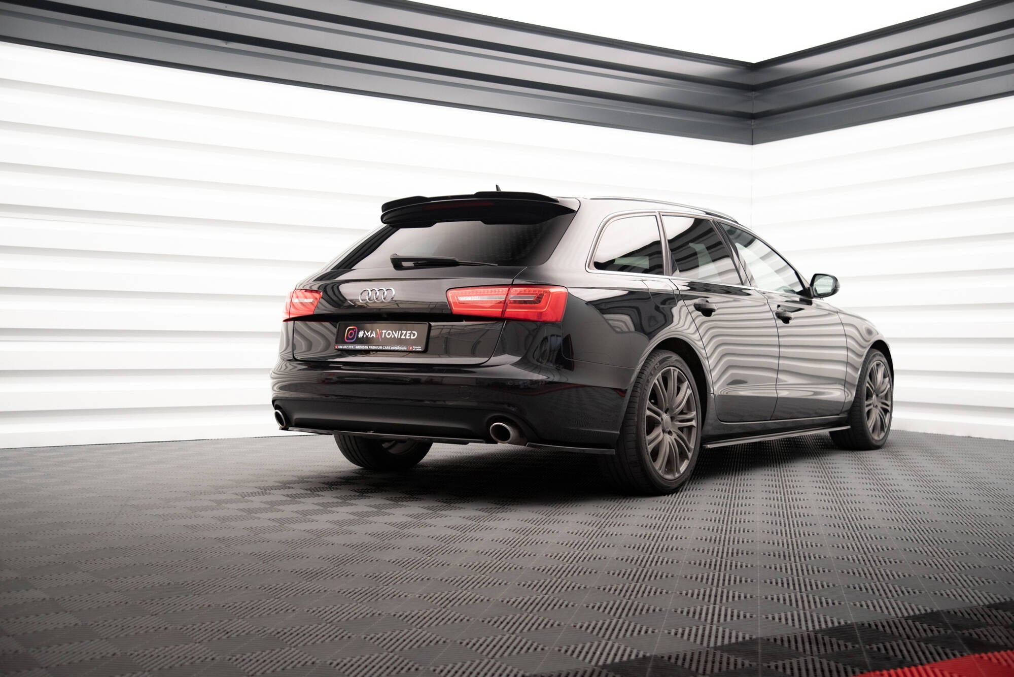 Extensión de alerón V.1 Audi A6 C7 Avant