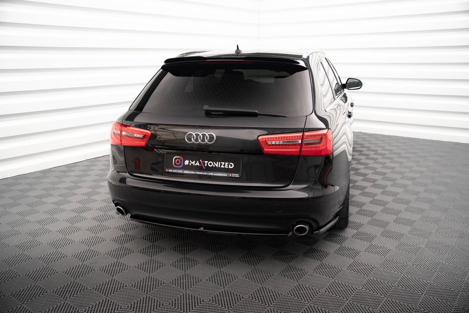 Extensión de alerón V.1 Audi A6 C7 Avant