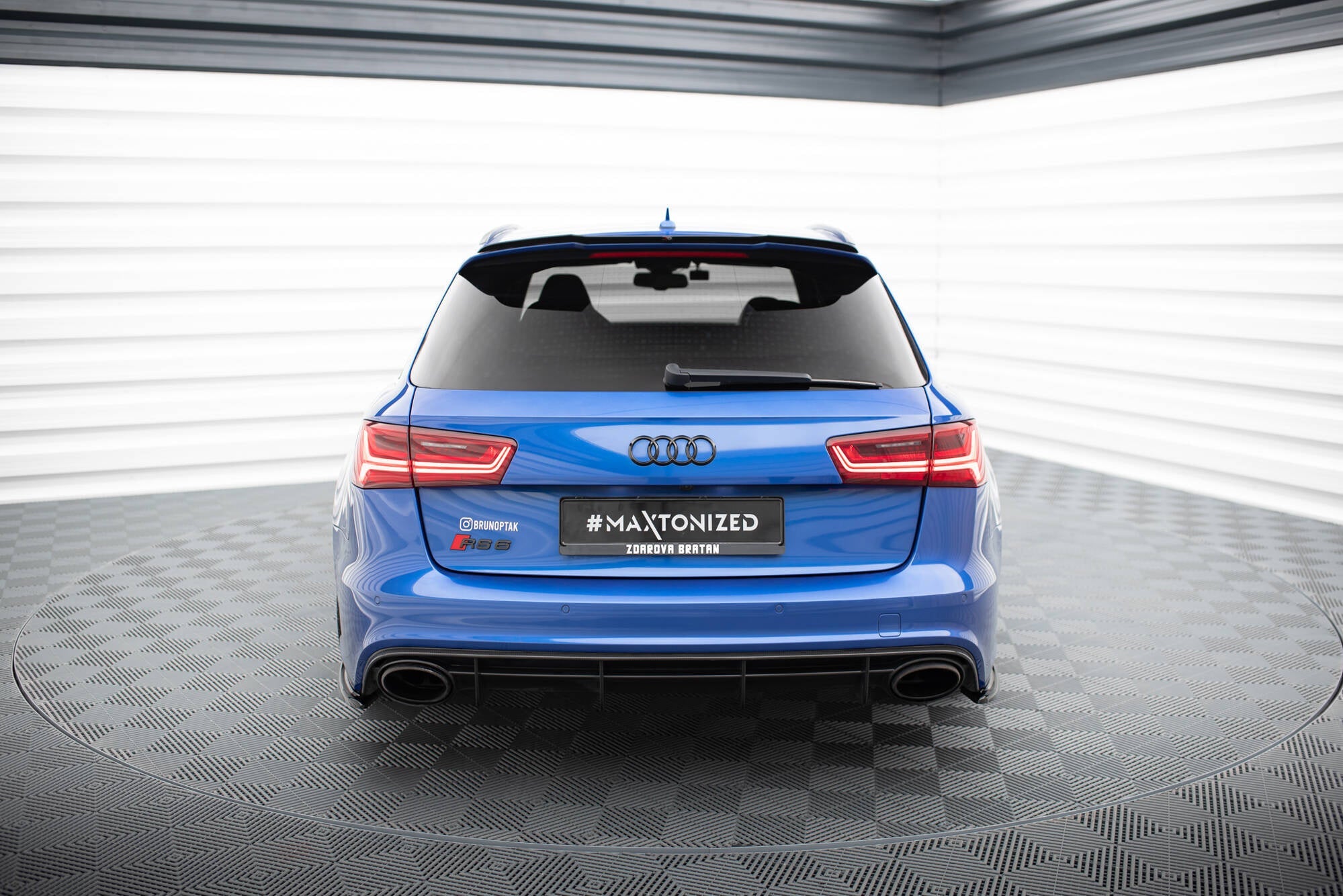 Extensión de alerón V.1 Audi RS6 C7 / C7 Facelift