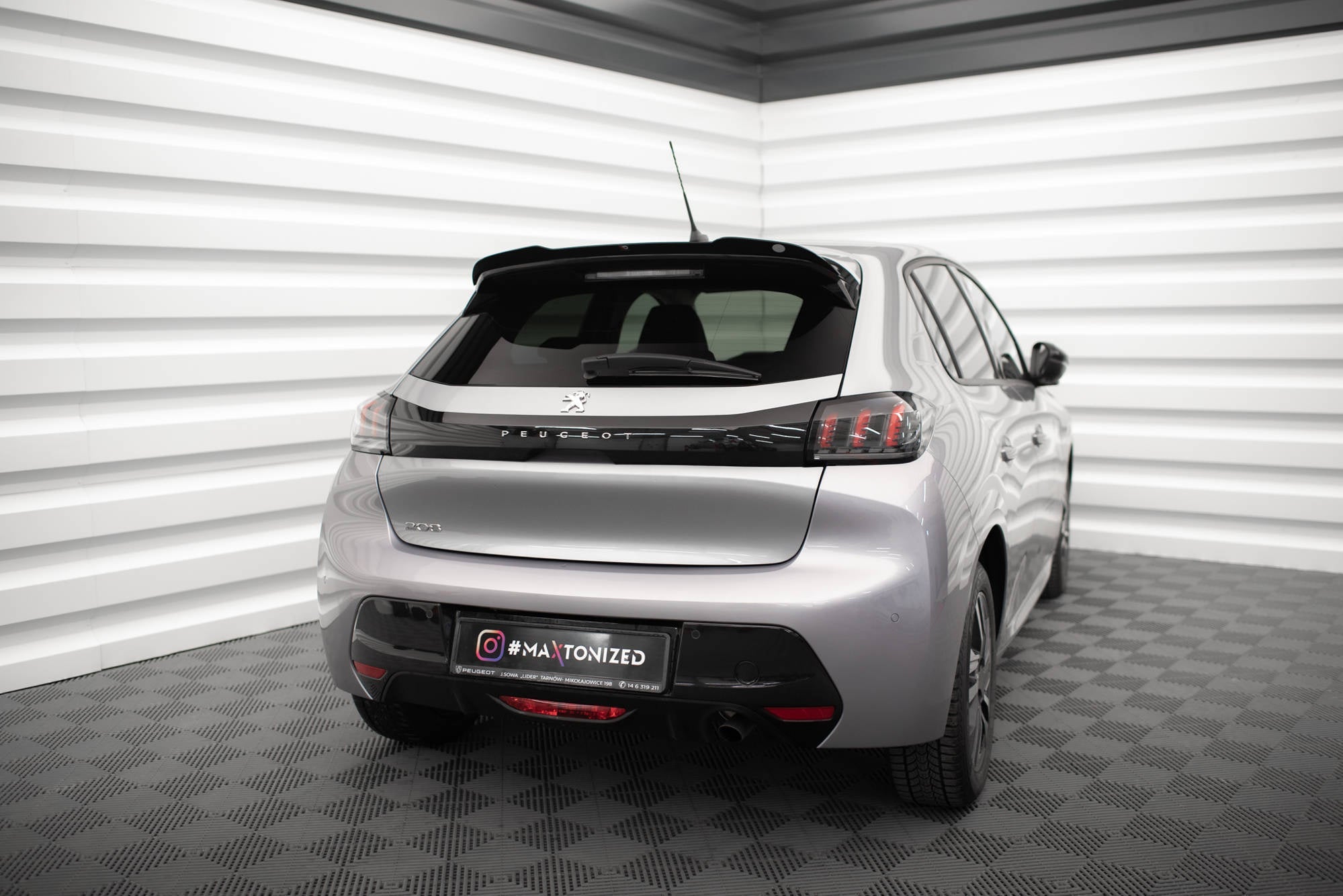 Extensión de alerón V.2 Peugeot 208 Mk2