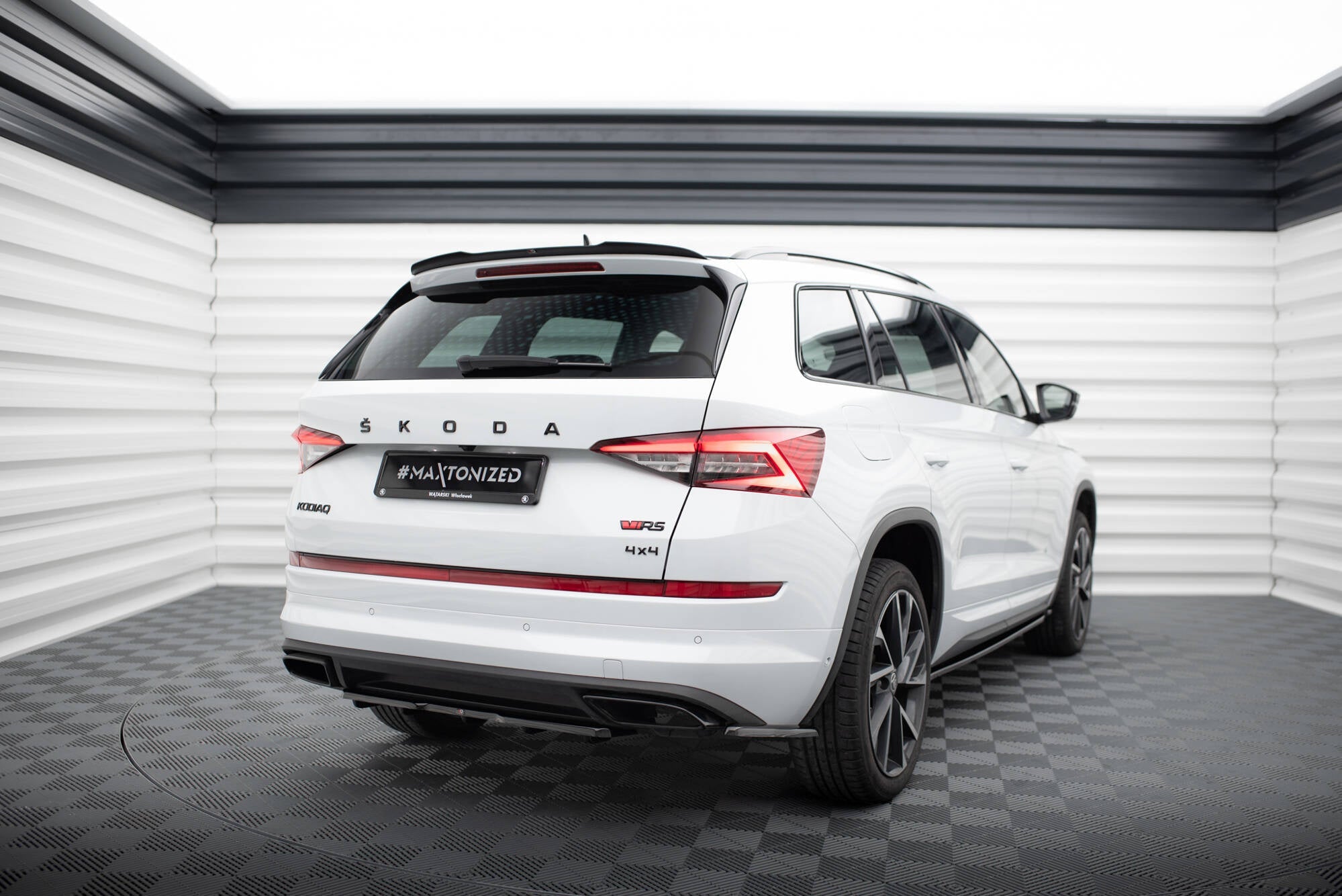Extensión de alerón V.2 Skoda Kodiaq Mk1 Sportline/RS