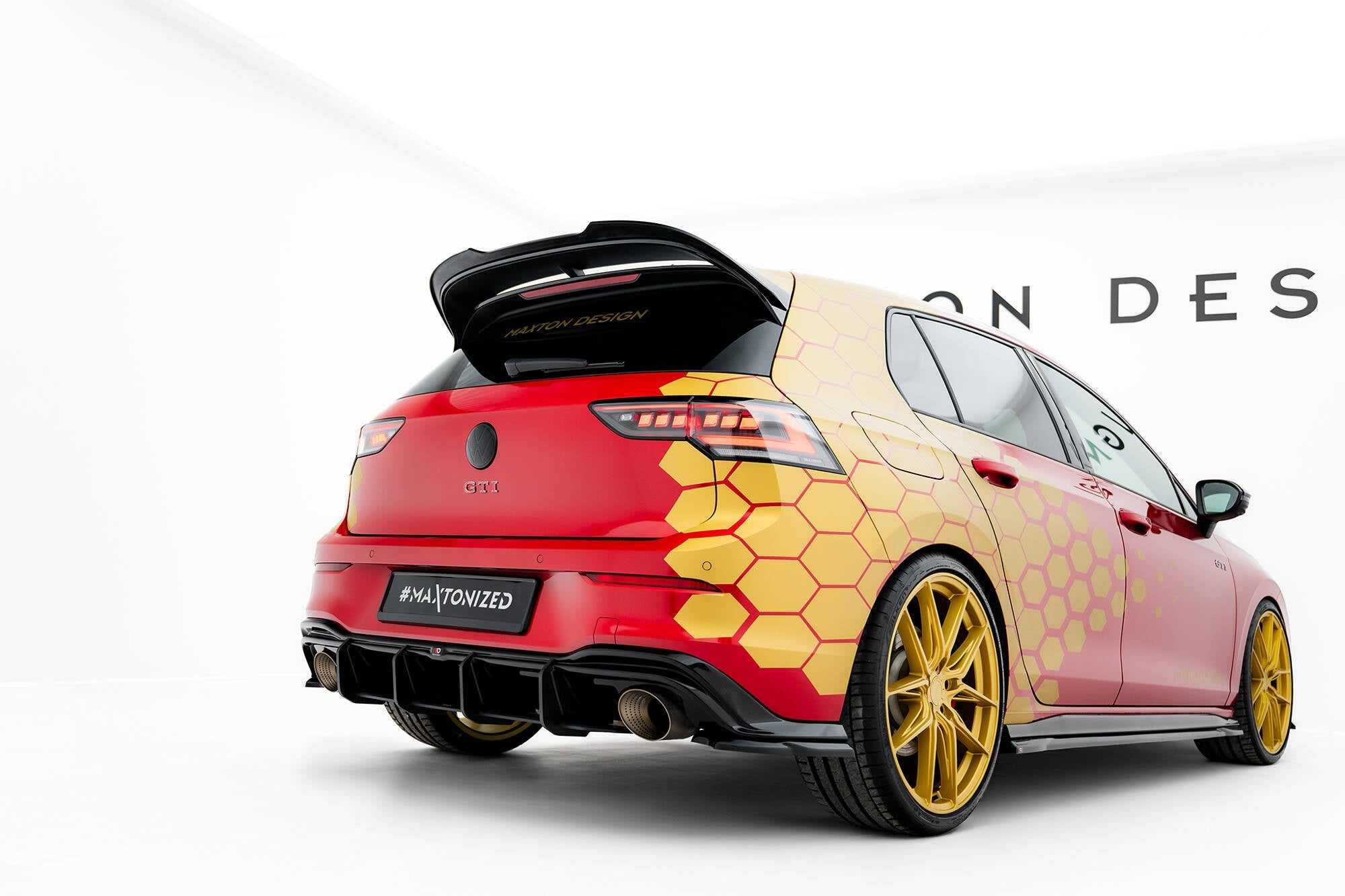 Extensión de alerón V.2 Volkswagen Golf R-Performance / GTI Clubsport Mk8