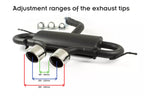 VW Golf VI, Golf V R32, and Scirocco Mk3 Sport Rear Silencer