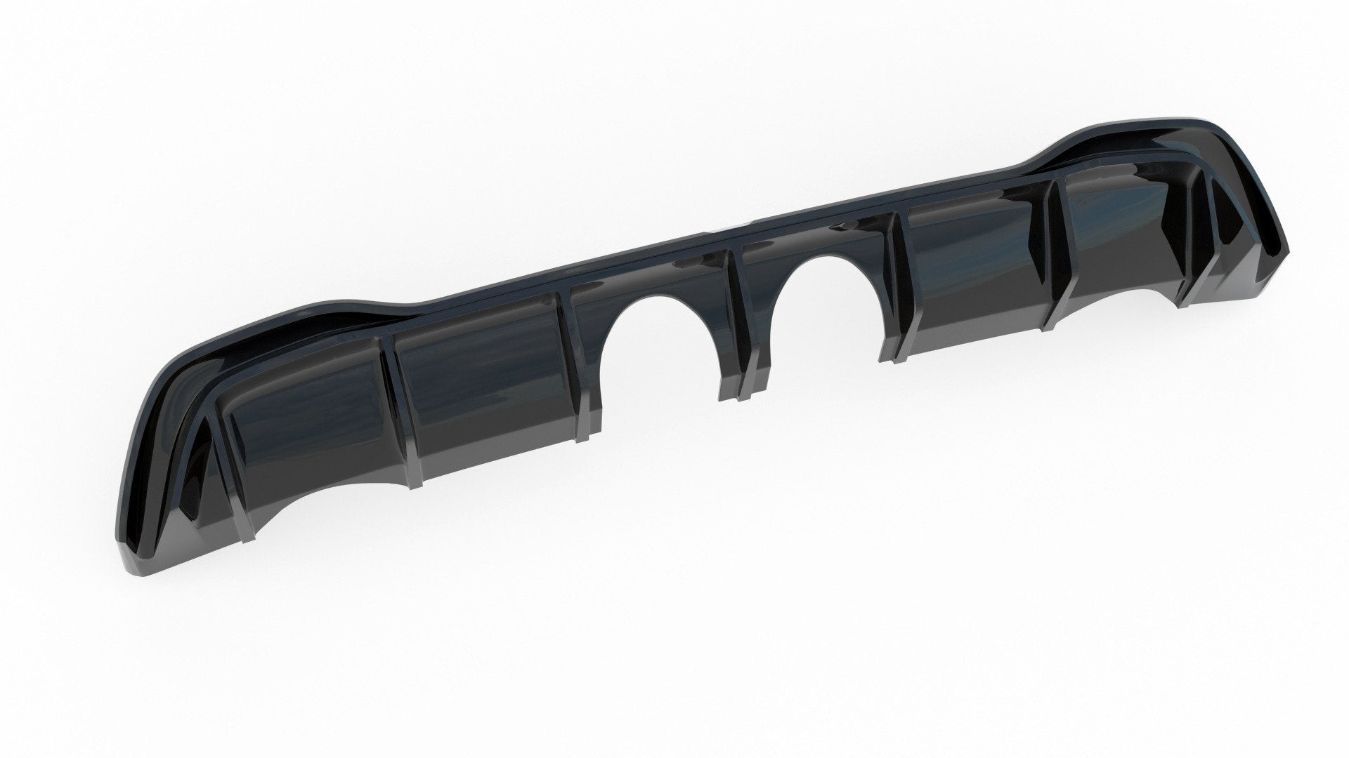 Difusor (r32 Look) con escape Volkswagen Golf Mk8