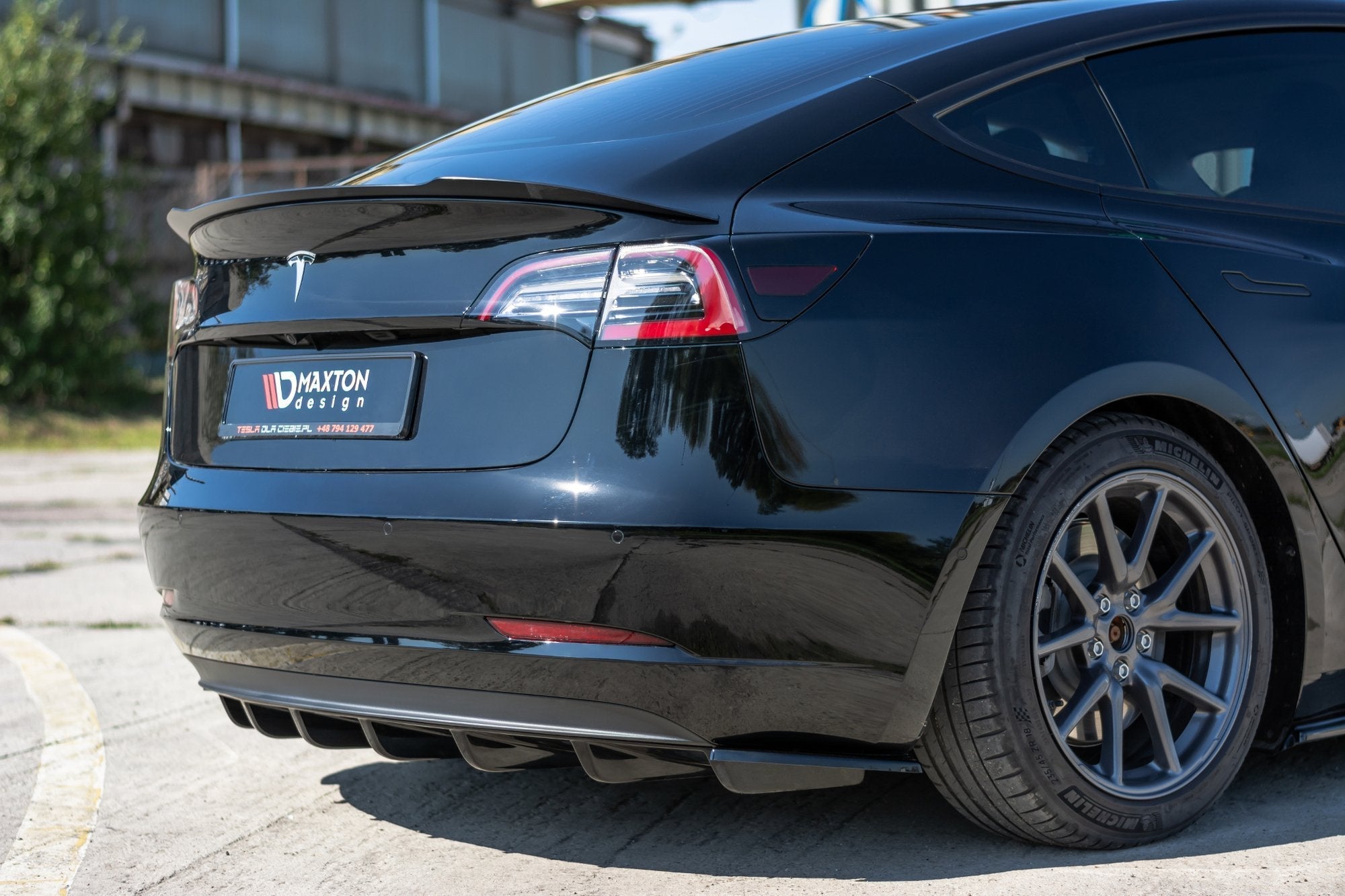 Difusor Tesla Model 3 Mk1 2017-2023 V.1 Maxton
