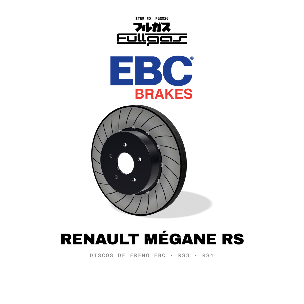 Discos de freno EBC Renault Mégane RS 3 / RS 4: SG
