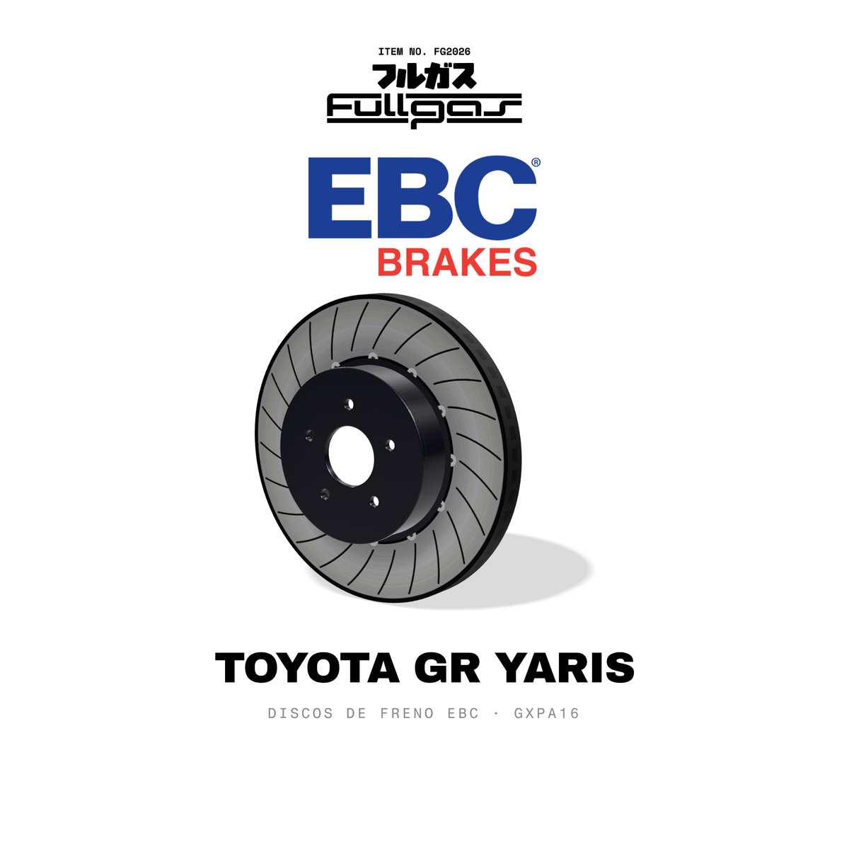 Discos de freno EBC Toyota GR Yaris: SG