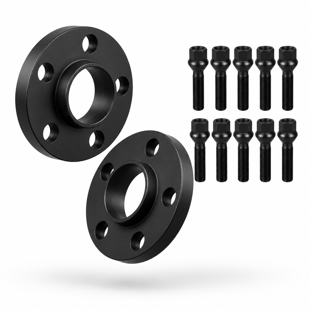 Separadores de rueda FULLGAS negros con tornillos