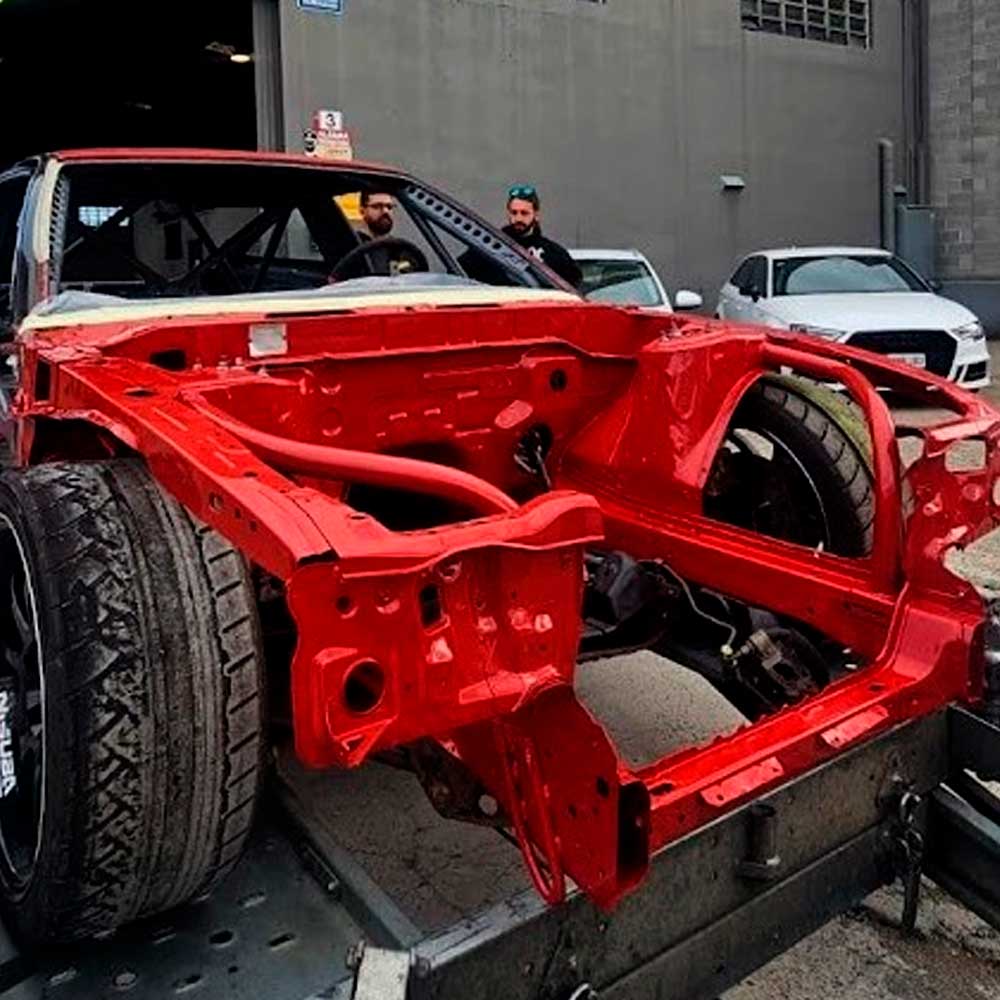 Tubular de refuerzo torreta-larguero Nisuba Nissan S13 - foto 2